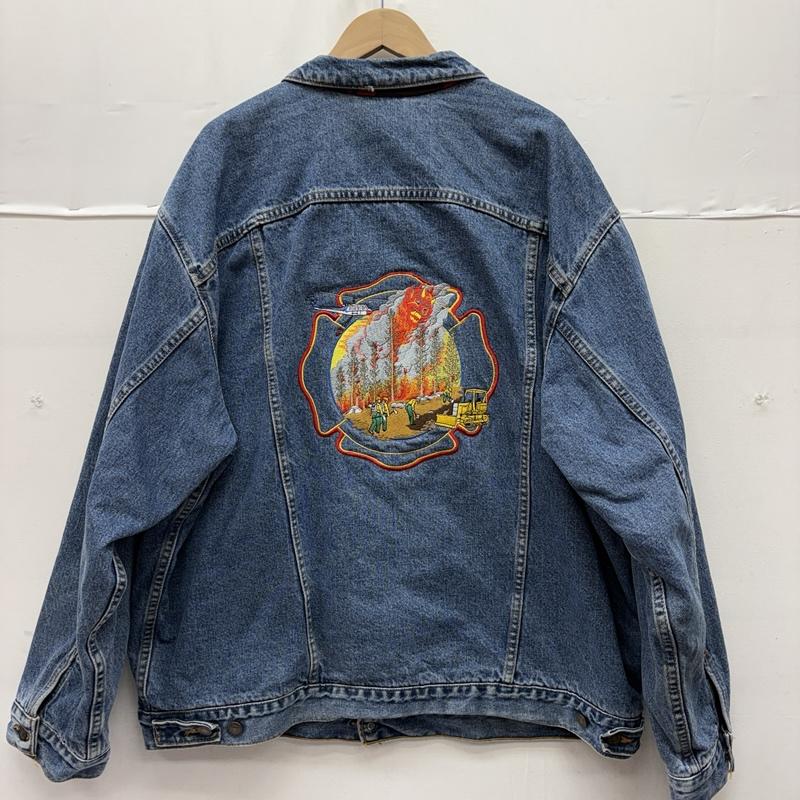 リーバイス Levi s ジャケット、上着 ジャケット、ブレザー 90s ボタン裏 527 USA製 ネル生地 ライナー デニムジャケット Gジャン 70427 青 / ブルー / blue メンズ USED 古着 中古 50159142