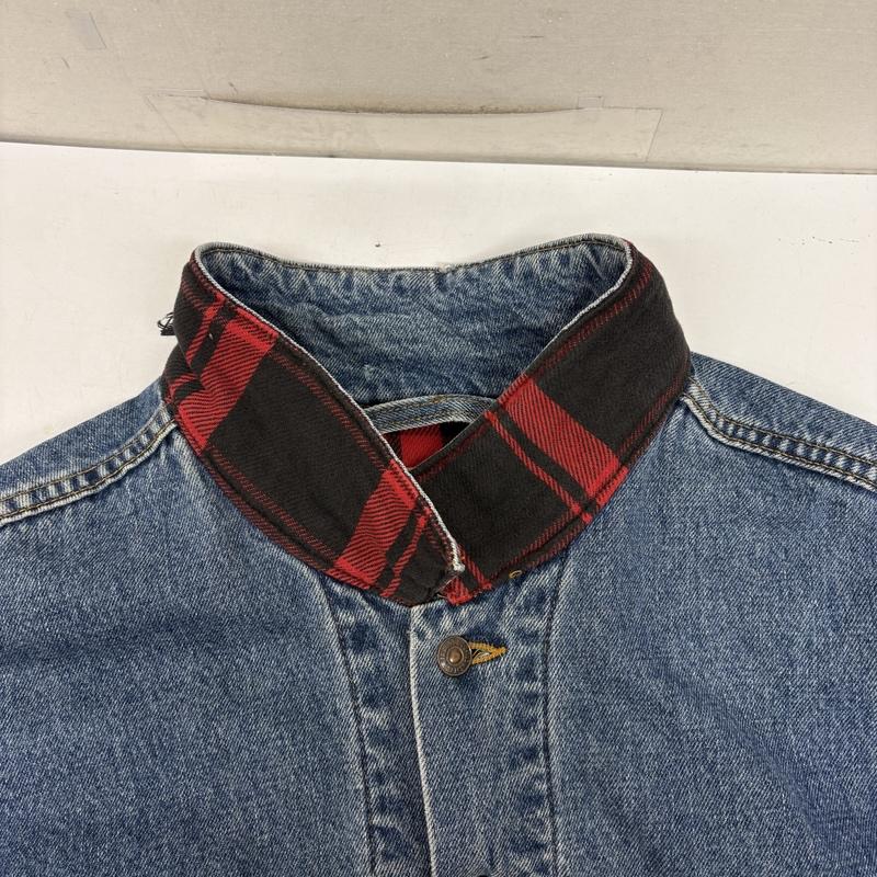 リーバイス Levi s ジャケット、上着 ジャケット、ブレザー 90s ボタン裏 527 USA製 ネル生地 ライナー デニムジャケット Gジャン 70427 青 / ブルー / blue メンズ USED 古着 中古 50159142
