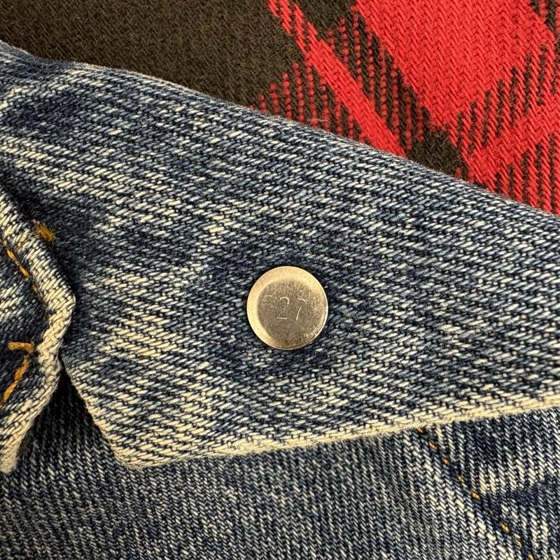 リーバイス Levi s ジャケット、上着 ジャケット、ブレザー 90s ボタン裏 527 USA製 ネル生地 ライナー デニムジャケット Gジャン 70427 青 / ブルー / blue メンズ USED 古着 中古 50159142