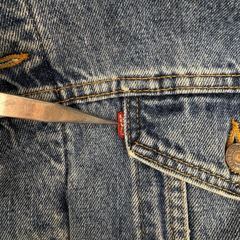 リーバイス Levi s ジャケット、上着 ジャケット、ブレザー 90s ボタン裏 527 USA製 ネル生地 ライナー デニムジャケット Gジャン 70427 青 / ブルー / blue メンズ USED 古着 中古 50159142