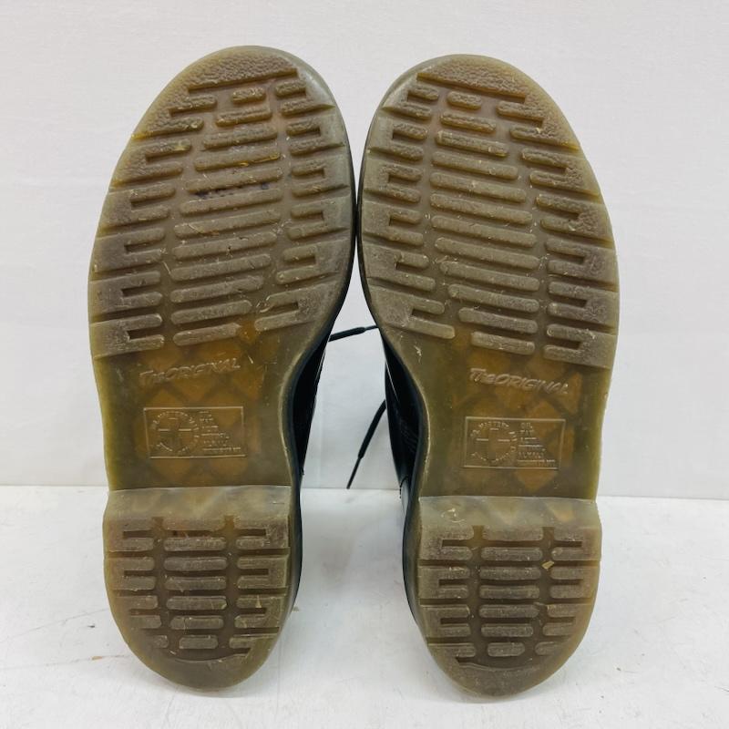 ドクターマーチン Dr.Martens ブーツ ショートブーツ 8ホール レザー レースアップ ブーツ - 黒 / ブラック / black レディース USED 古着 中古 50159148