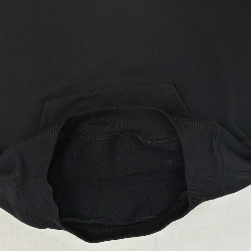 バレンシアガ BALENCIAGA パーカー 半袖 キャンペーン ロゴ プルオーバー スウェット パーカー フーディー S ロゴ、文字 X プリント 黒 / ブラック / black メンズ USED 古着 中古 50159149