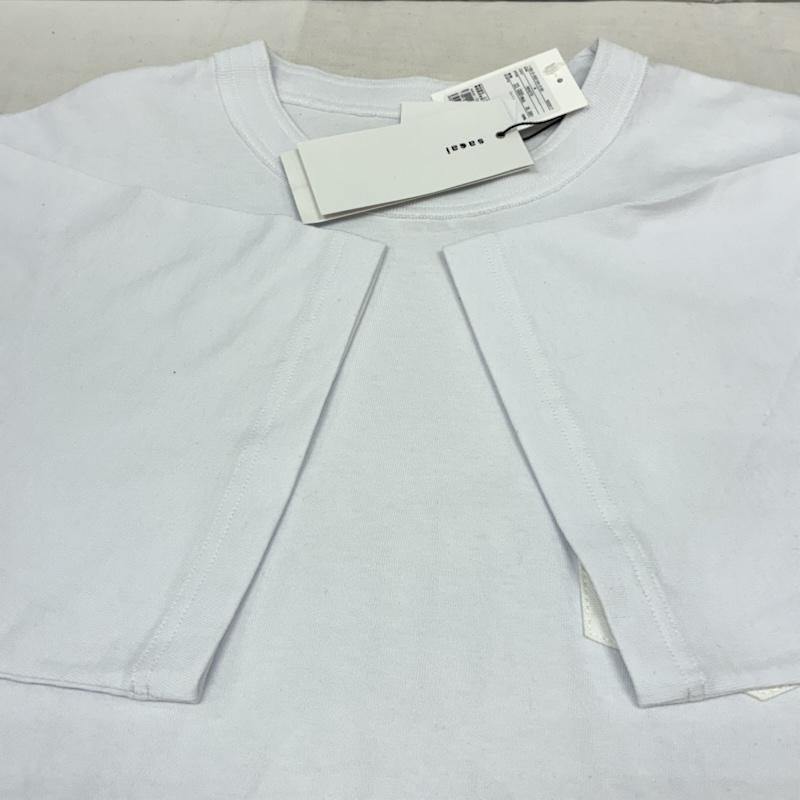 サカイ Sacai Tシャツ 半袖 Carhartt WIP カーハート コラボ 25AW Cotton Jersey T-Shirt ポケット Tシャツ 25-00995S 4 ロゴ、文字 白 / ホワイト / white メンズ USED 古着 中古 50159151