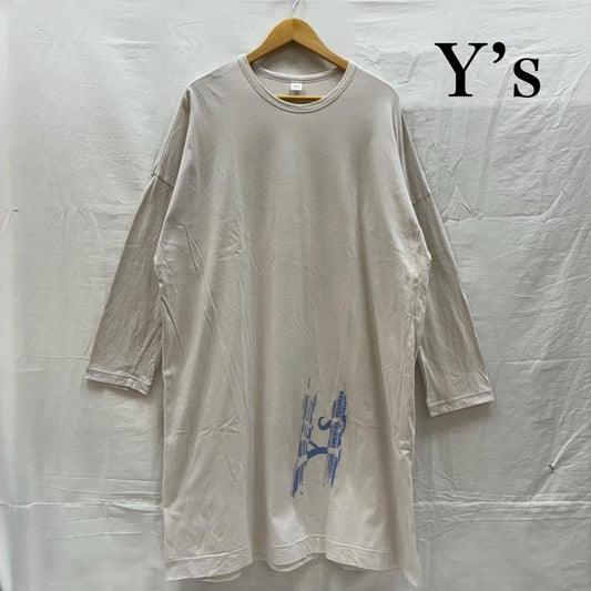ワイズ Y s ワンピース ひざ丈スカート COTTON JERSEY Y’S LOGO DRAPE OP ワンピース YT-T03-670 2 レディース USED 古着 中古 50159152