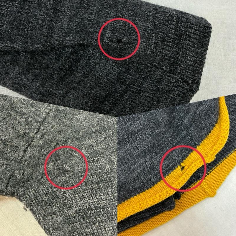 コムデギャルソンオム COMME des GARCONS HOMME カーディガン 長袖 90s 99AW 縮絨 ウール カーディガン 裾カラー切替 HN-070170 アーカイブ - 灰 / グレー / gray X 黄 / イエロー / yellow メンズ USED 古着 中古 50159155