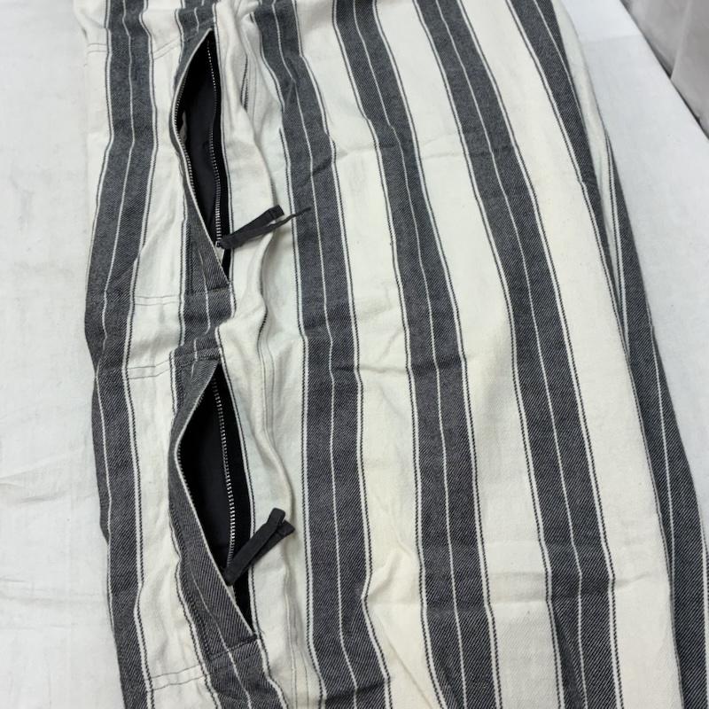 ヴィヴィアンウエストウッドマン Vivienne Westwood MAN パンツ サルエルパンツ カットオフ マルチ ストライプ ジップ ポケット イージー サルエル パンツ 48 ストライプ メンズ USED 古着 中古 50159157
