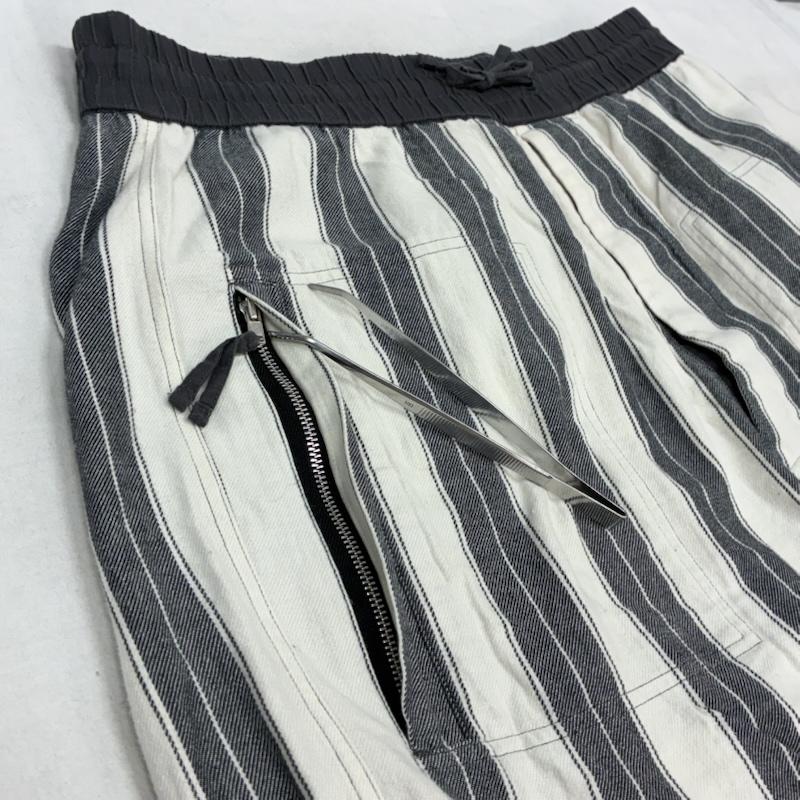 ヴィヴィアンウエストウッドマン Vivienne Westwood MAN パンツ サルエルパンツ カットオフ マルチ ストライプ ジップ ポケット イージー サルエル パンツ 48 ストライプ メンズ USED 古着 中古 50159157