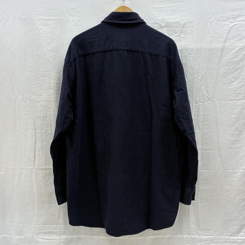 ヴィヴィアンウエストウッドマン Vivienne Westwood MAN シャツ、ブラウス 長袖 マルチ ストライプ ポケット オーブ 刺繍 コットン ロングスリーブ ボタン シャツ 46 メンズ USED 古着 中古 50159158