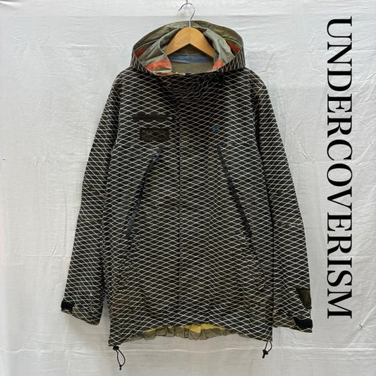 アンダーカバーイズム UNDERCOVERISM ジャケット、上着 ジャンパー、ブルゾン 08ss Summer Madness 期 GORE-TEX コンコール柄 マウンテン パーカー 名作 アーカイブ 4 総柄 X ロゴ、文字 X 刺繍 メンズ USED 古着 中古 50159159