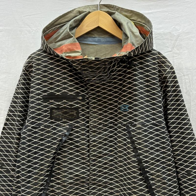 アンダーカバーイズム UNDERCOVERISM ジャケット、上着 ジャンパー、ブルゾン 08ss Summer Madness 期 GORE-TEX コンコール柄 マウンテン パーカー 名作 アーカイブ 4 総柄 X ロゴ、文字 X 刺繍 メンズ USED 古着 中古 50159159