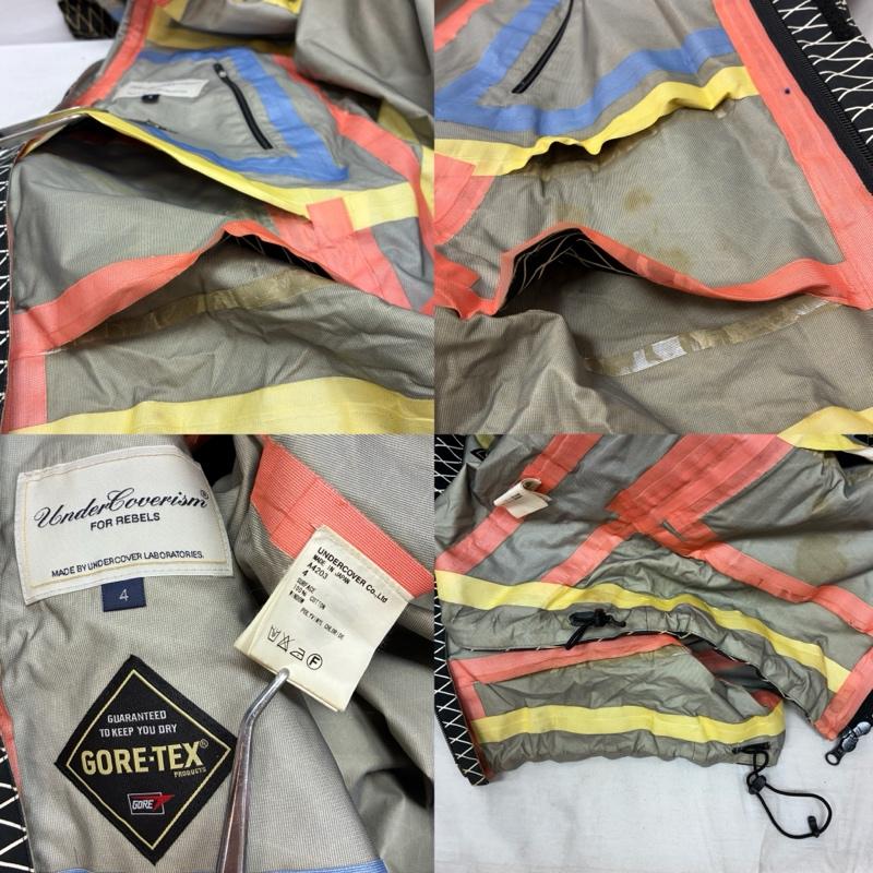 アンダーカバーイズム UNDERCOVERISM ジャケット、上着 ジャンパー、ブルゾン 08ss Summer Madness 期 GORE-TEX コンコール柄 マウンテン パーカー 名作 アーカイブ 4 総柄 X ロゴ、文字 X 刺繍 メンズ USED 古着 中古 50159159