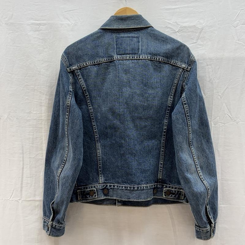 リーバイス Levi s ジャケット、上着 ジャンパー、ブルゾン 90年代 ビンテージ 日本製 71557-0208 デニム トラッカー ジャケット 90s VINTAGE 38 メンズ USED 古着 中古 50159160