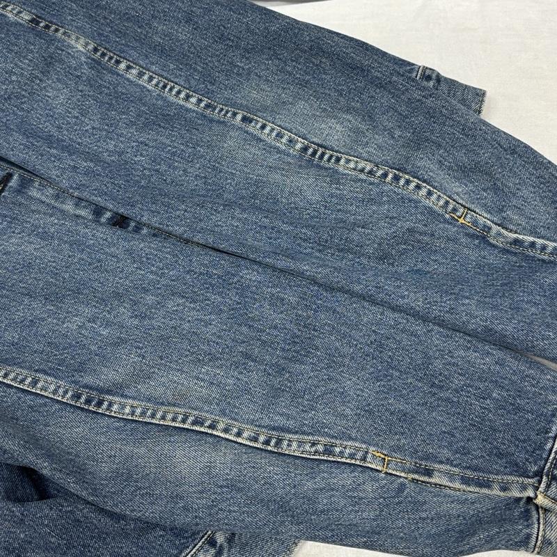 リーバイス Levi s ジャケット、上着 ジャンパー、ブルゾン 90年代 ビンテージ 日本製 71557-0208 デニム トラッカー ジャケット 90s VINTAGE 38 メンズ USED 古着 中古 50159160