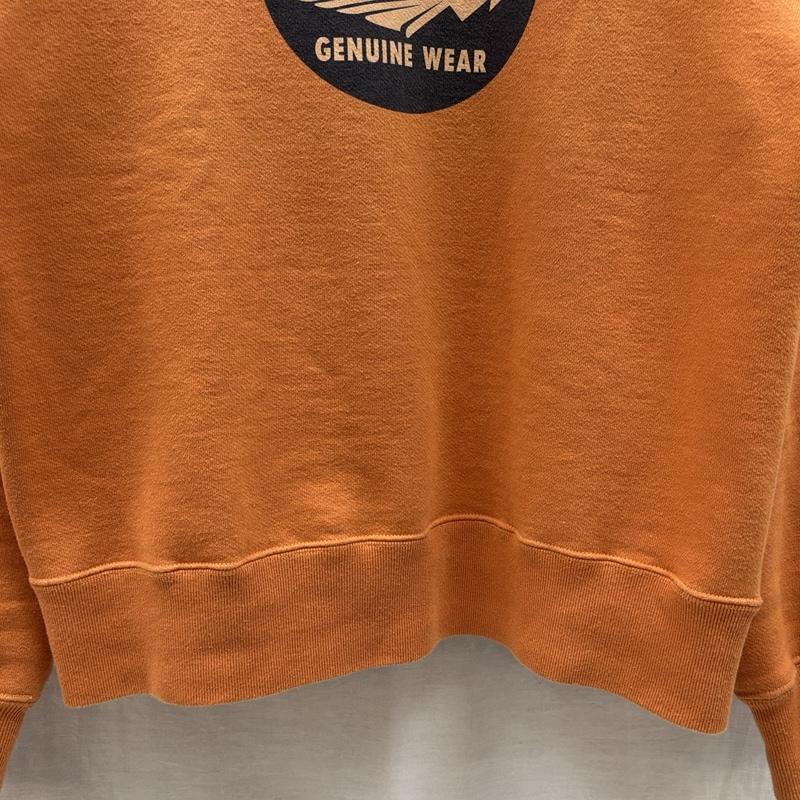 バズリクソンズ Buzz Rickson s トレーナー 長袖 ロゴ プリント フリーダムスリーブ スウェット トレーナー 長袖 M 橙 / オレンジ / orange メンズ USED 古着 中古 50159164