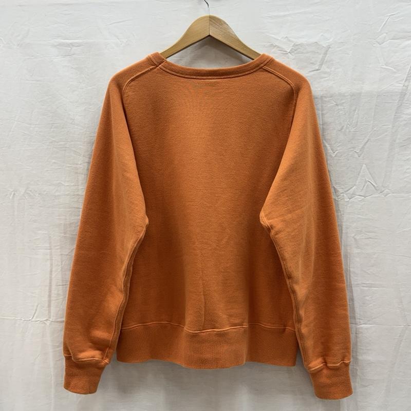 バズリクソンズ Buzz Rickson s トレーナー 長袖 ロゴ プリント フリーダムスリーブ スウェット トレーナー 長袖 M 橙 / オレンジ / orange メンズ USED 古着 中古 50159164