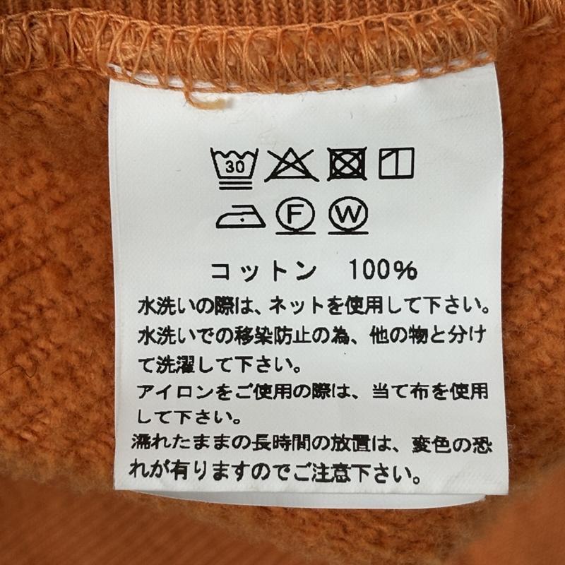 バズリクソンズ Buzz Rickson s トレーナー 長袖 ロゴ プリント フリーダムスリーブ スウェット トレーナー 長袖 M 橙 / オレンジ / orange メンズ USED 古着 中古 50159164