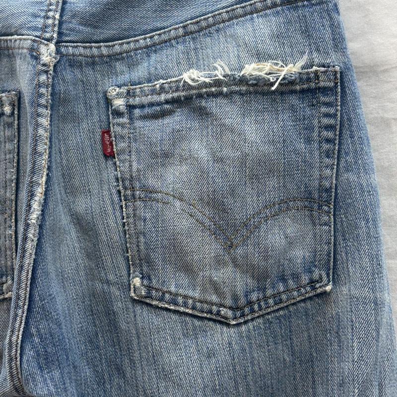 リーバイス Levi s パンツ デニム、ジーンズ 66前期 70s 505-0217 ボタン裏5 42TALON ヴィンテージ デニム パンツ 31インチ メンズ USED 古着 中古 50159167