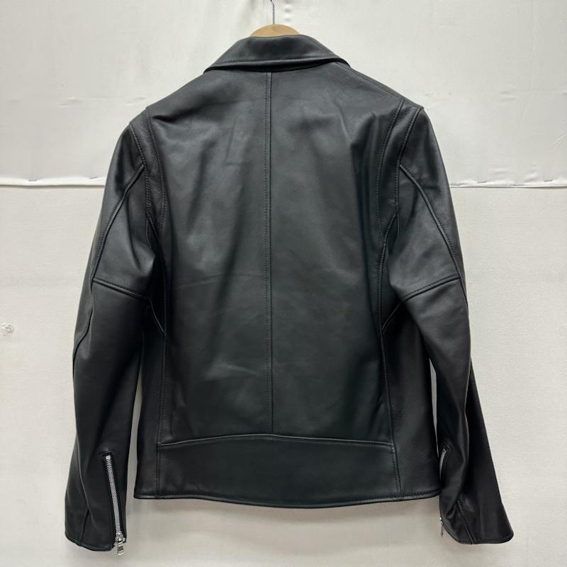 ビューティアンドユースユナイテッドアローズ BEAUTY&YOUTH UNITED ARROWS ジャケット、上着 レザージャケット 羊革 ダブル ライダース ジャケット 1225-199-9373 M 黒 / ブラック / black メンズ USED 古着 中古 50159174