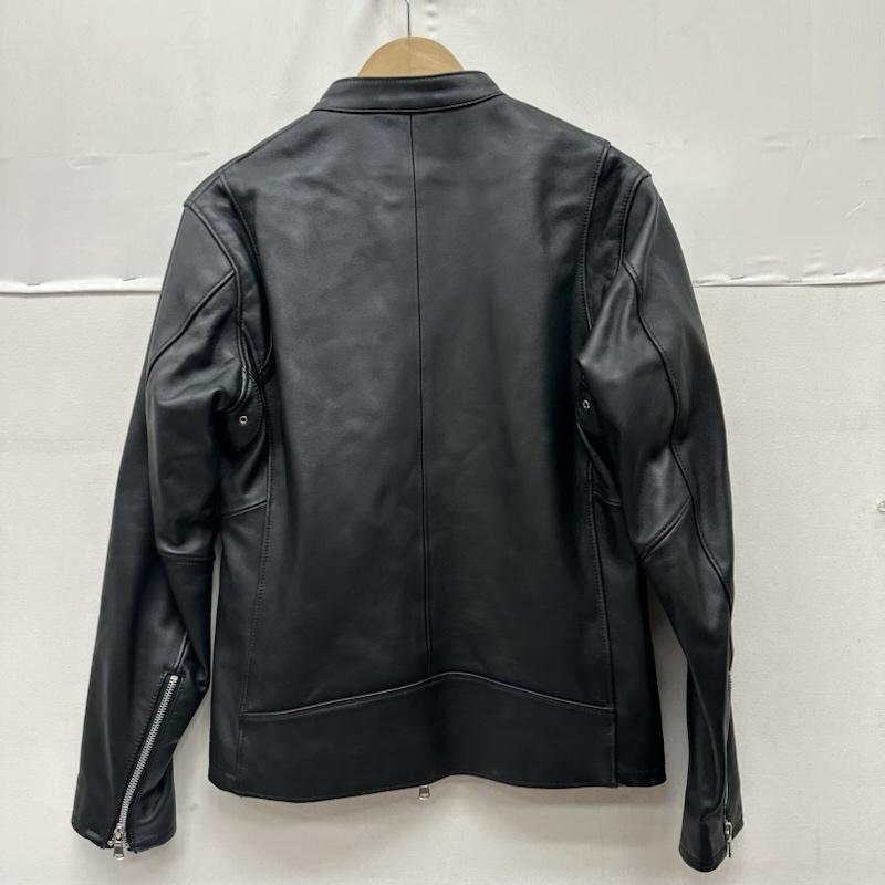 ビューティアンドユースユナイテッドアローズ BEAUTY&YOUTH UNITED ARROWS ジャケット、上着 ライダース 羊革 シングル ライダース レザ－ ジャケット 1225-199-9246 M 黒 / ブラック / black メンズ USED 古着 中古 50159175