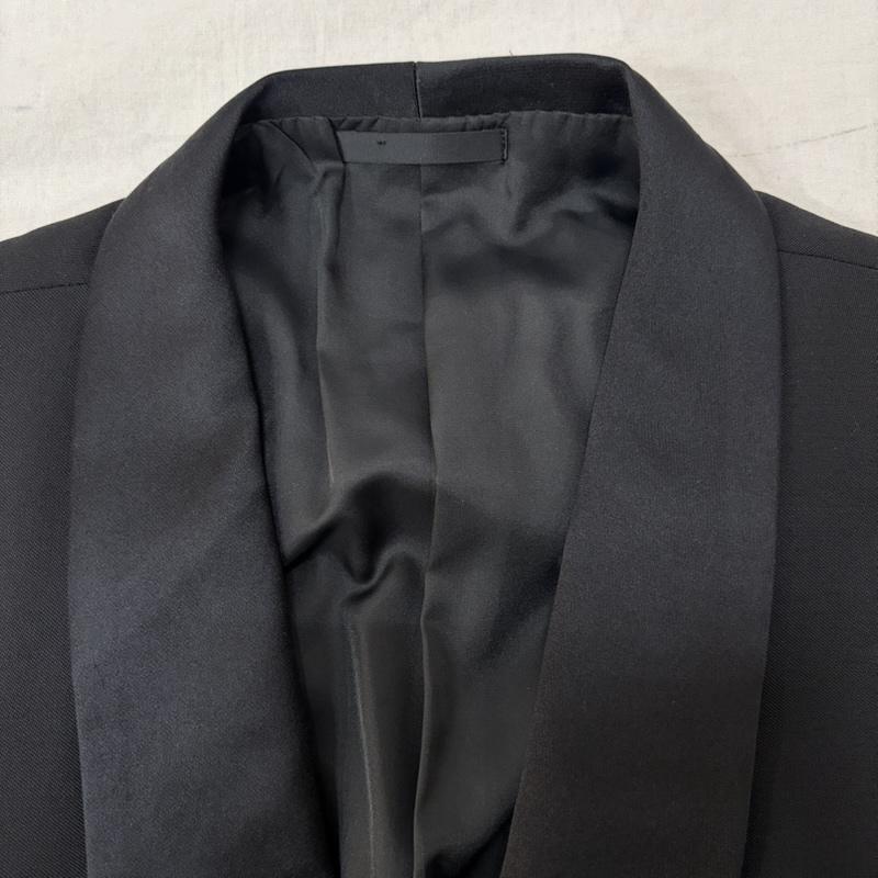古着 USED ジャケット、上着 ジャケット、ブレザー BURBERRY S タキシードジャケット wool&mohair black - 無地 黒 / ブラック / black メンズ USED 古着 中古 50159184