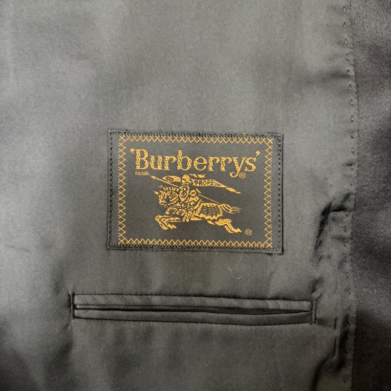 古着 USED ジャケット、上着 ジャケット、ブレザー BURBERRY S タキシードジャケット wool&mohair black - 無地 黒 / ブラック / black メンズ USED 古着 中古 50159184
