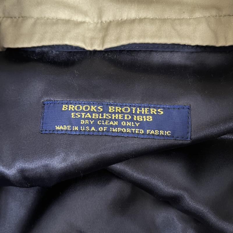 ブルックス ブラザーズ BROOKS BROTHERS コート コート一般 80s ステンカラー ロング コート アメリカ製 無地 ベージュ / ベージュ / beige メンズ USED 古着 中古 50159186