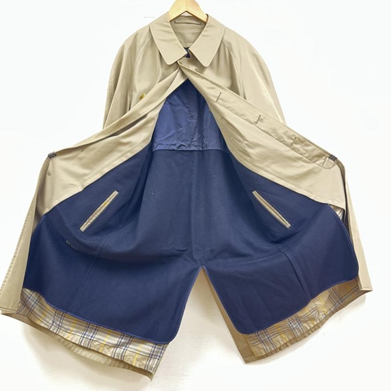 ブルックス ブラザーズ BROOKS BROTHERS コート コート一般 80s ステンカラー ロング コート アメリカ製 無地 ベージュ / ベージュ / beige メンズ USED 古着 中古 50159186