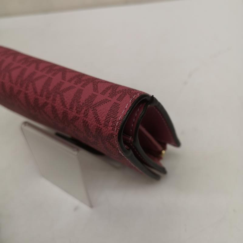 マイケルコース MICHAEL KORS 財布 二つ折り JET SET コンパクト ウォレット 2つ折り 財布 - 桃 / ピンク / pink レディース USED 古着 中古 50159188