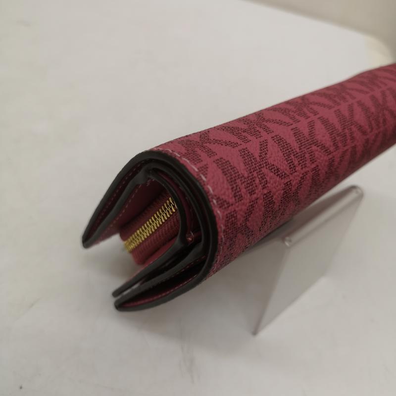 マイケルコース MICHAEL KORS 財布 二つ折り JET SET コンパクト ウォレット 2つ折り 財布 - 桃 / ピンク / pink レディース USED 古着 中古 50159188