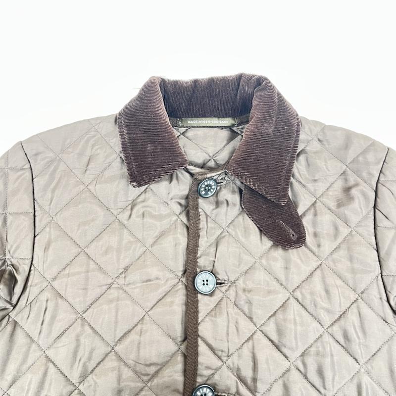 マッキントッシュロンドン MACKINTOSH LONDON ジャケット、上着 ジャケット、ブレザー スコットランド製 キルティング ジャケット ダーク ブラウン 36 無地 茶 / ブラウン / brown メンズ USED 古着 中古 50159189
