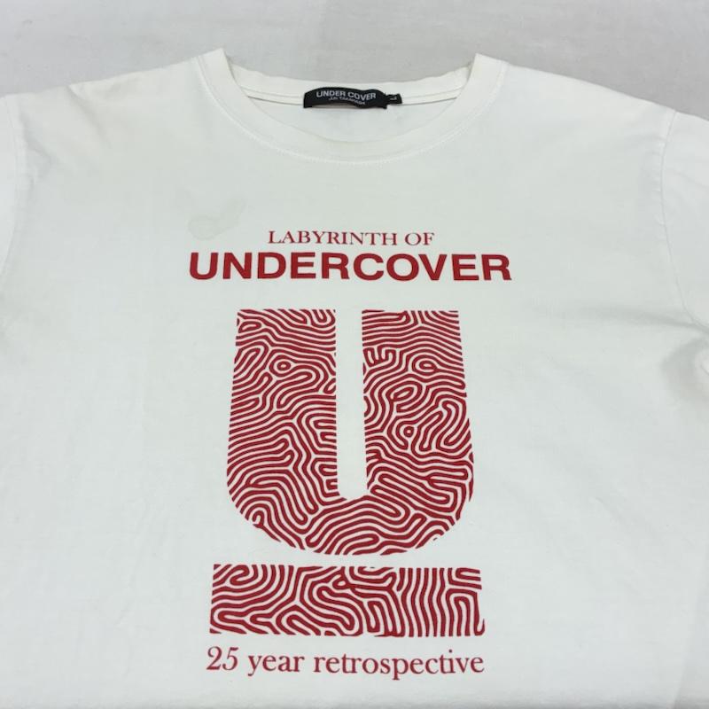 アンダーカバー UNDERCOVER Tシャツ 半袖 25 year retrospective Uロゴ クルーネック Tシャツ L メンズ USED 古着 中古 50159204
