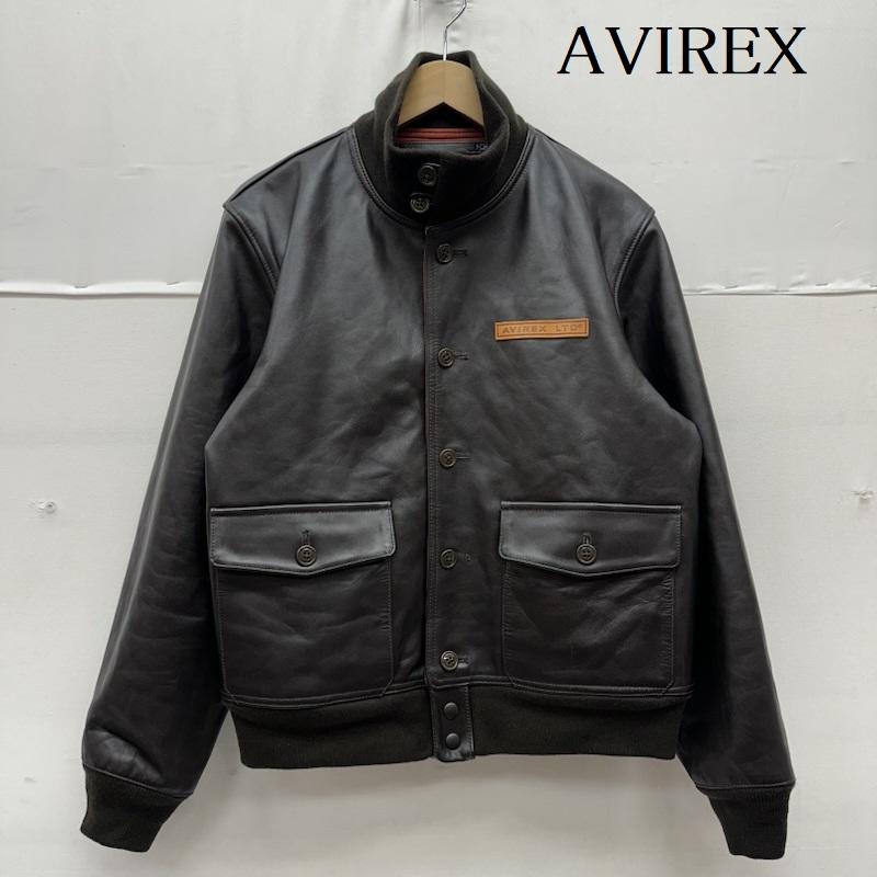 アヴィレックス AVIREX ジャケット、上着 レザージャケット 25年モデル A-1 ホース レザー フライト ジャケット 783-5950018 38 茶 / ブラウン / brown メンズ USED 古着 中古 50159205
