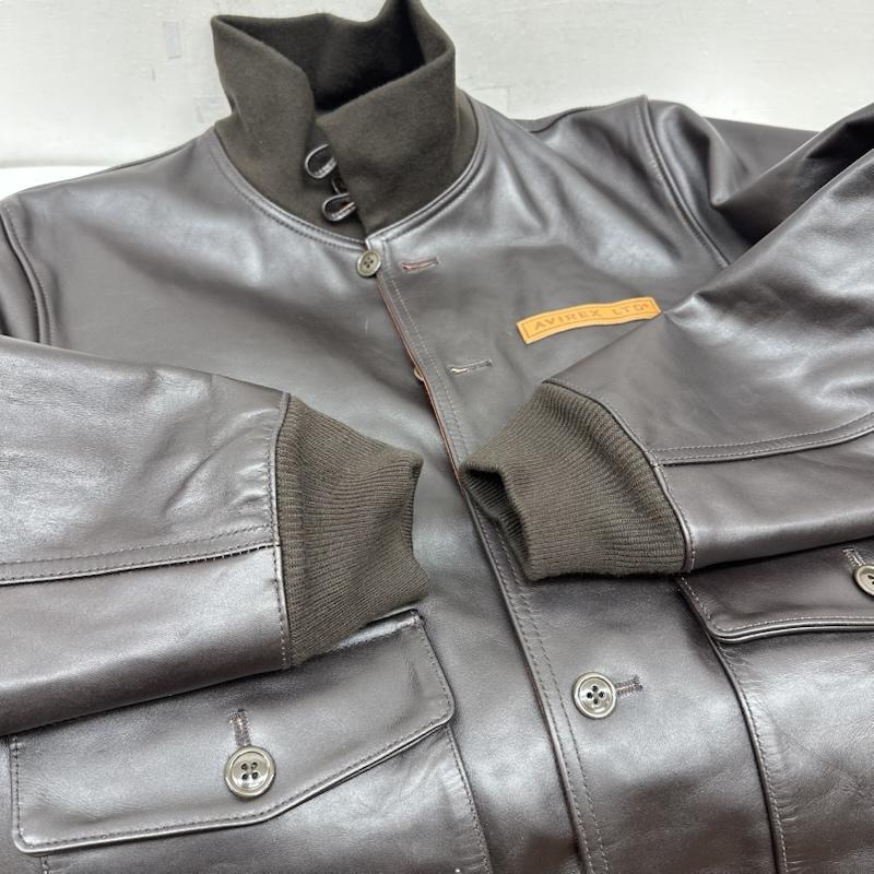 アヴィレックス AVIREX ジャケット、上着 レザージャケット 25年モデル A-1 ホース レザー フライト ジャケット 783-5950018 38 茶 / ブラウン / brown メンズ USED 古着 中古 50159205
