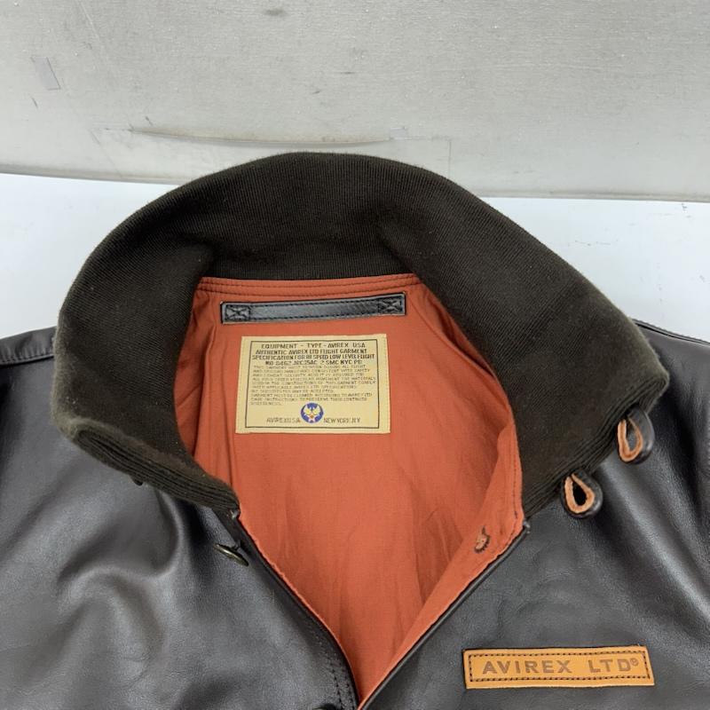 アヴィレックス AVIREX ジャケット、上着 レザージャケット 25年モデル A-1 ホース レザー フライト ジャケット 783-5950018 38 茶 / ブラウン / brown メンズ USED 古着 中古 50159205