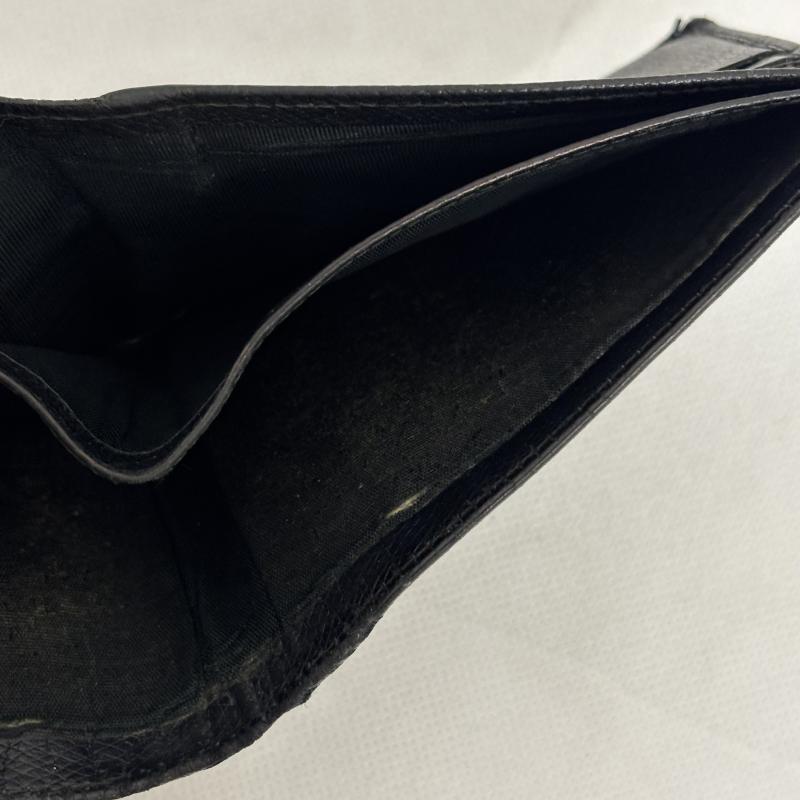 セリーヌ CELINE 財布 二つ折り 二つ折り 財布 P-05-2 黒 / ブラック / black メンズ USED 古着 中古 50159213