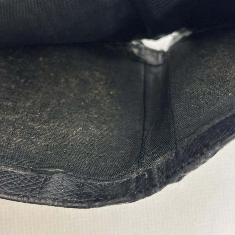 セリーヌ CELINE 財布 二つ折り 二つ折り 財布 P-05-2 黒 / ブラック / black メンズ USED 古着 中古 50159213