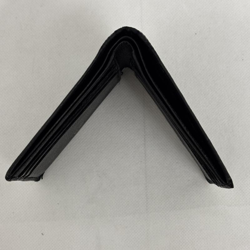 セリーヌ CELINE 財布 二つ折り 二つ折り 財布 P-05-2 黒 / ブラック / black メンズ USED 古着 中古 50159213