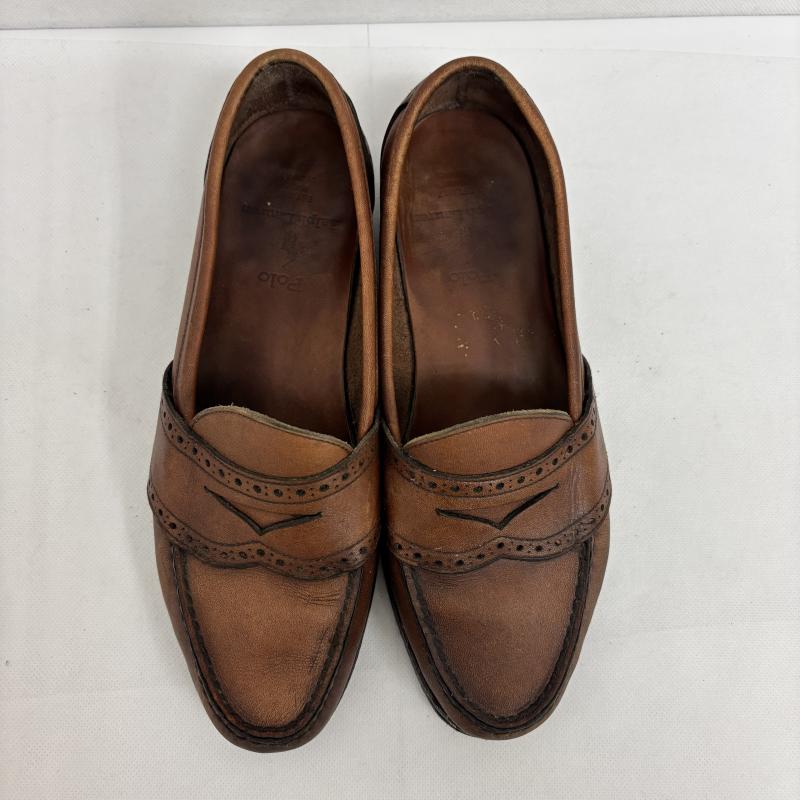 ポロラルフローレン POLO RALPH LAUREN ローファー ローファー コインローファー メダリオン ブラウン 25EE 25.0cm 茶 / ブラウン / brown メンズ USED 古着 中古 50159217