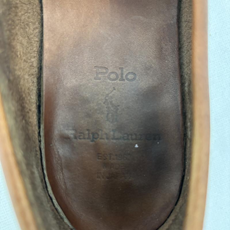 ポロラルフローレン POLO RALPH LAUREN ローファー ローファー コインローファー メダリオン ブラウン 25EE 25.0cm 茶 / ブラウン / brown メンズ USED 古着 中古 50159217