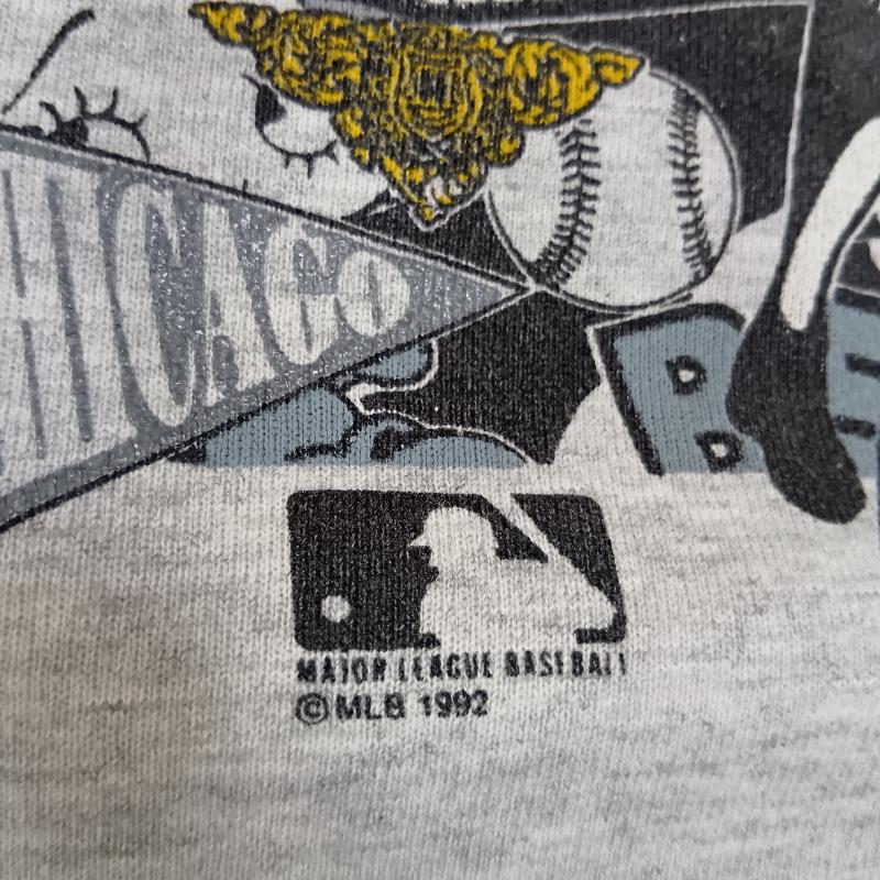 ＵＳフルギ US古着 トレーナー 長袖 90s TULTEX USA製 BETTY BOOP whitesox baseball スウェット グレー L L プリント 灰 / グレー / gray メンズ USED 古着 中古 50159218