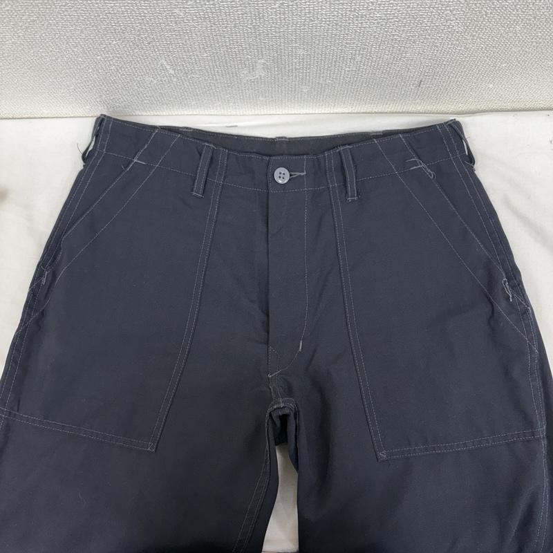 ポストオーバーオールズ POST OVERALLS パンツ ワークパンツ、ペインターパンツ IMPERIAL ファティーグ パンツ USA製 S 黒 / ブラック / black メンズ USED 古着 中古 50159226