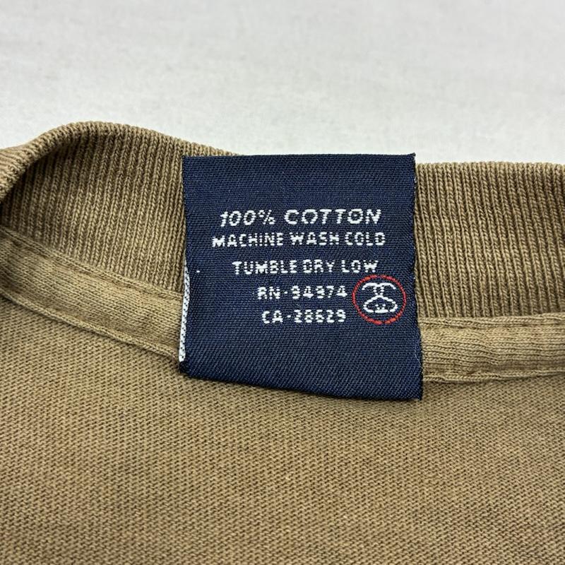 ステューシー STUSSY Tシャツ 半袖 90s USA製 紺タグ 両面 プリント クルーネック Tシャツ シングルステッチ オールド ヴィンテージ M メンズ USED 古着 中古 50159227