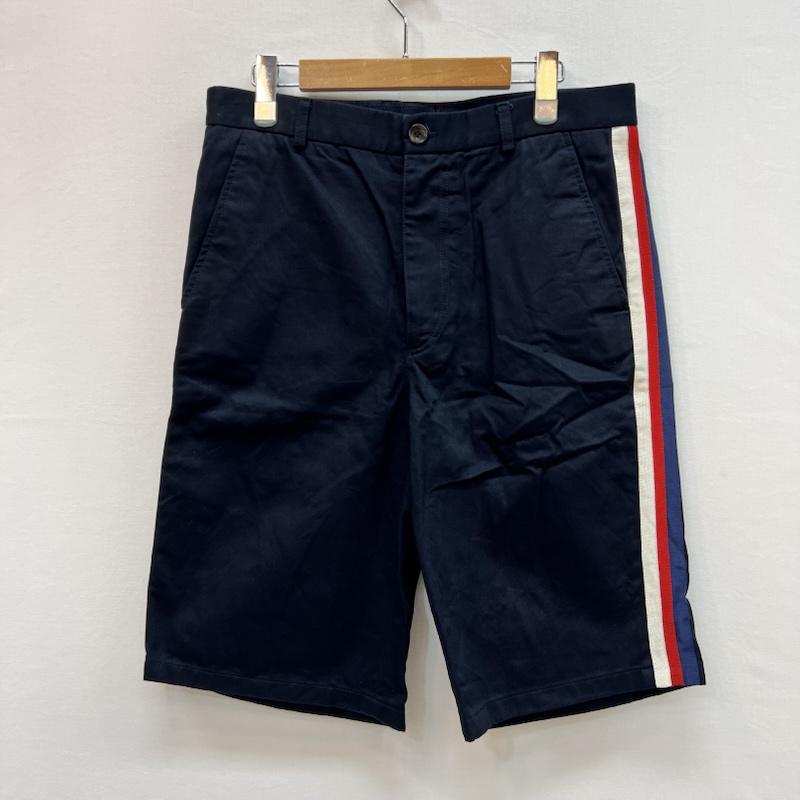 グッチ GUCCI パンツ ショートパンツ ミケーレ期 サイドライン ハーフパンツ 521701 46 紺 / ネイビー / navy メンズ USED 古着 中古 50159228