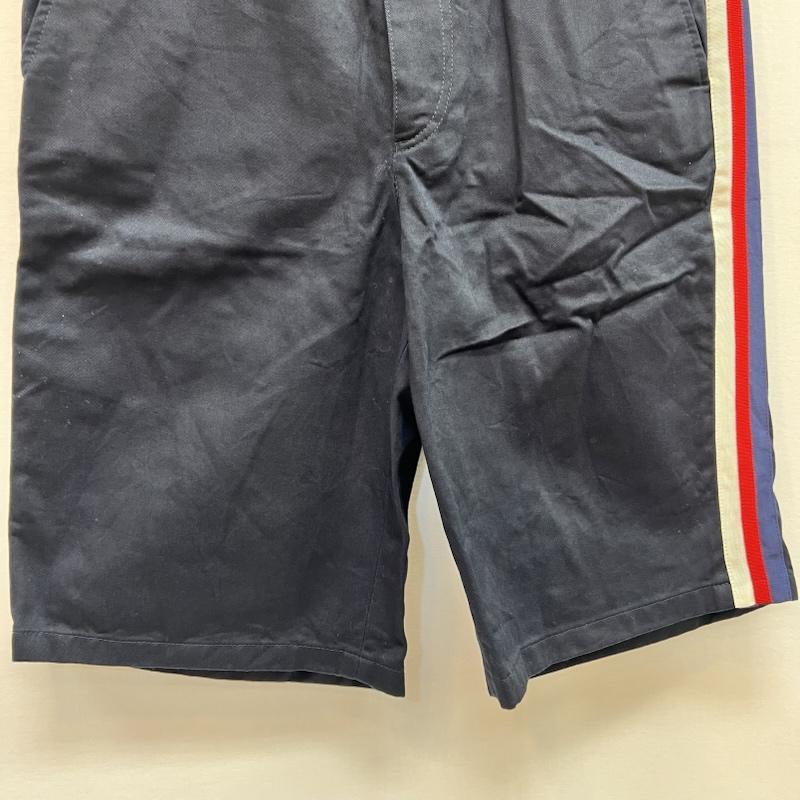 グッチ GUCCI パンツ ショートパンツ ミケーレ期 サイドライン ハーフパンツ 521701 46 紺 / ネイビー / navy メンズ USED 古着 中古 50159228