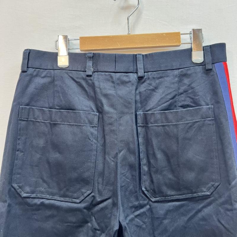 グッチ GUCCI パンツ ショートパンツ ミケーレ期 サイドライン ハーフパンツ 521701 46 紺 / ネイビー / navy メンズ USED 古着 中古 50159228