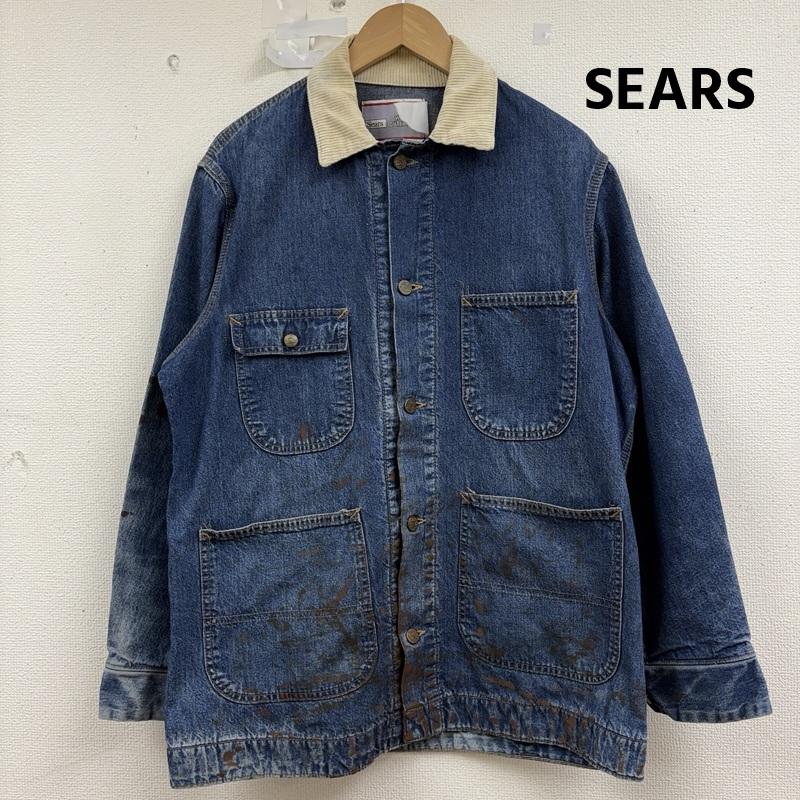 シアーズ SEARS ジャケット、上着 ジャンパー、ブルゾン 70s WORK OUTERWEAR デニム カバーオール ジャケット 青 / ブルー / blue メンズ USED 古着 中古 50159231