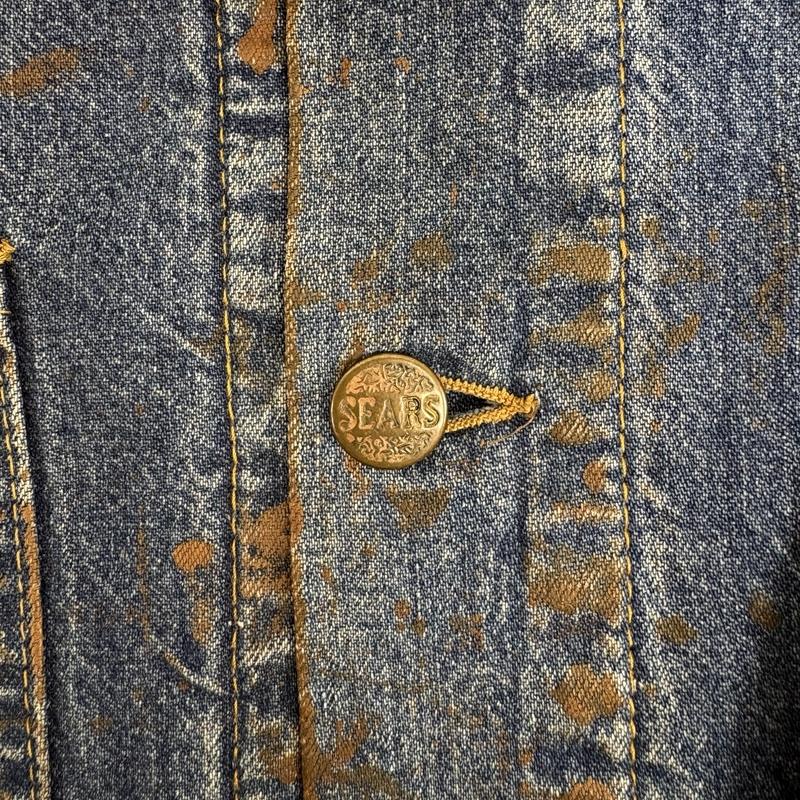 シアーズ SEARS ジャケット、上着 ジャンパー、ブルゾン 70s WORK OUTERWEAR デニム カバーオール ジャケット 青 / ブルー / blue メンズ USED 古着 中古 50159231