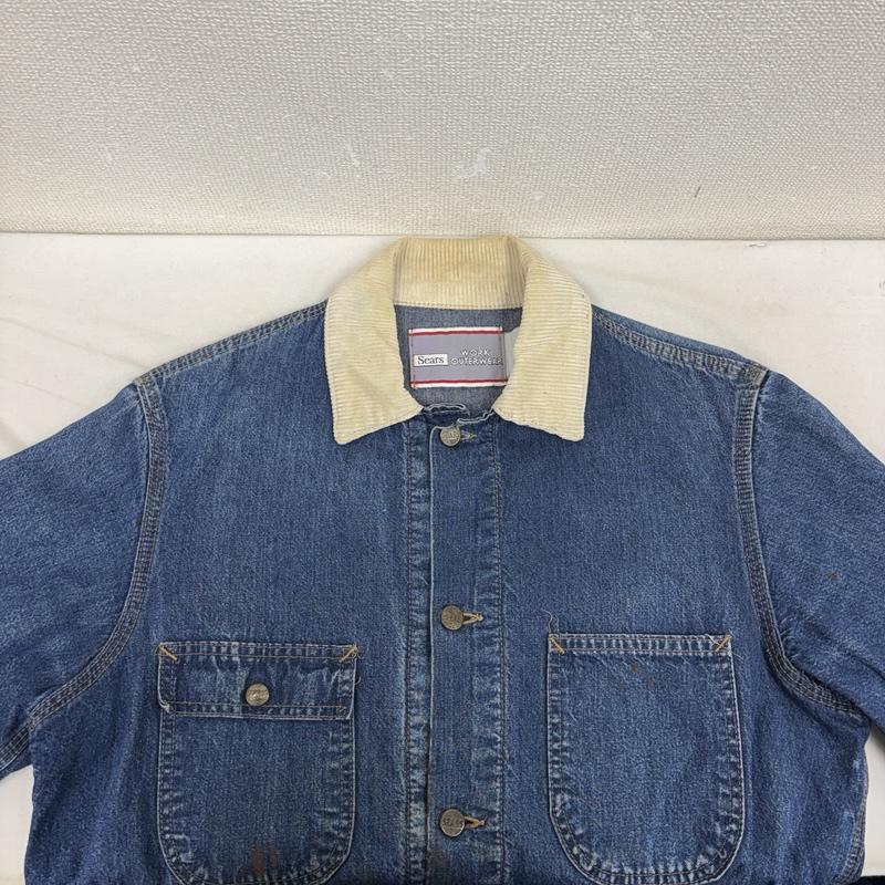 シアーズ SEARS ジャケット、上着 ジャンパー、ブルゾン 70s WORK OUTERWEAR デニム カバーオール ジャケット 青 / ブルー / blue メンズ USED 古着 中古 50159231