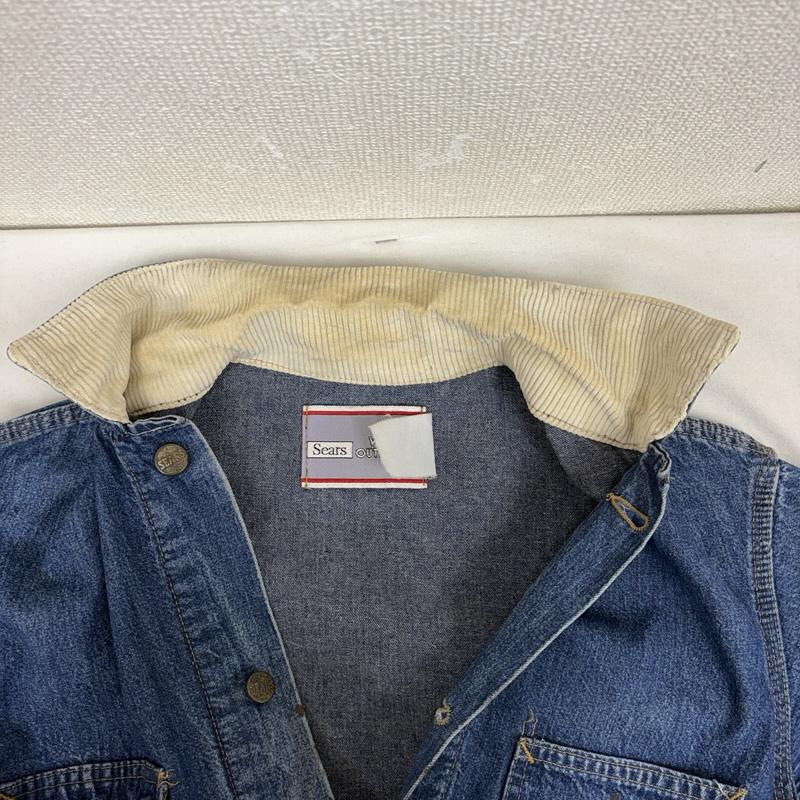 シアーズ SEARS ジャケット、上着 ジャンパー、ブルゾン 70s WORK OUTERWEAR デニム カバーオール ジャケット 青 / ブルー / blue メンズ USED 古着 中古 50159231
