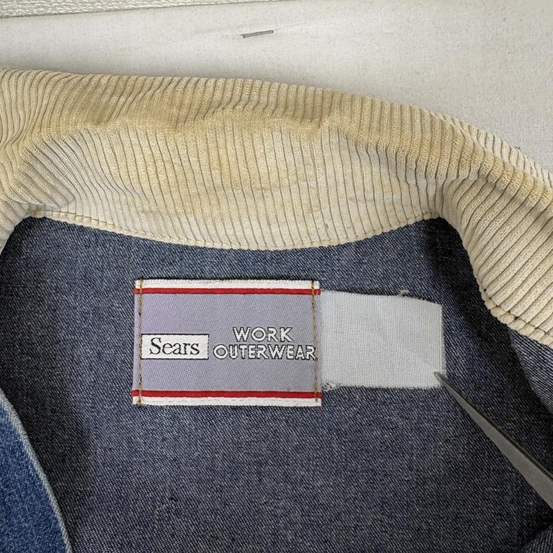 シアーズ SEARS ジャケット、上着 ジャンパー、ブルゾン 70s WORK OUTERWEAR デニム カバーオール ジャケット 青 / ブルー / blue メンズ USED 古着 中古 50159231
